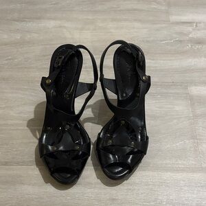 Cole Haan Black Strappy Sandals